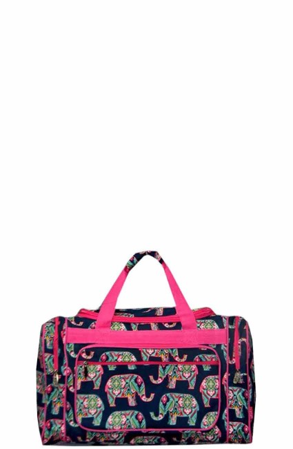 Printed Duffle Bag-ELE417/H/PK